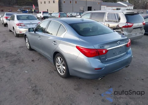 2014 Infiniti Q50 from USA, damaged, VIN JN1BV7AR4EM693836